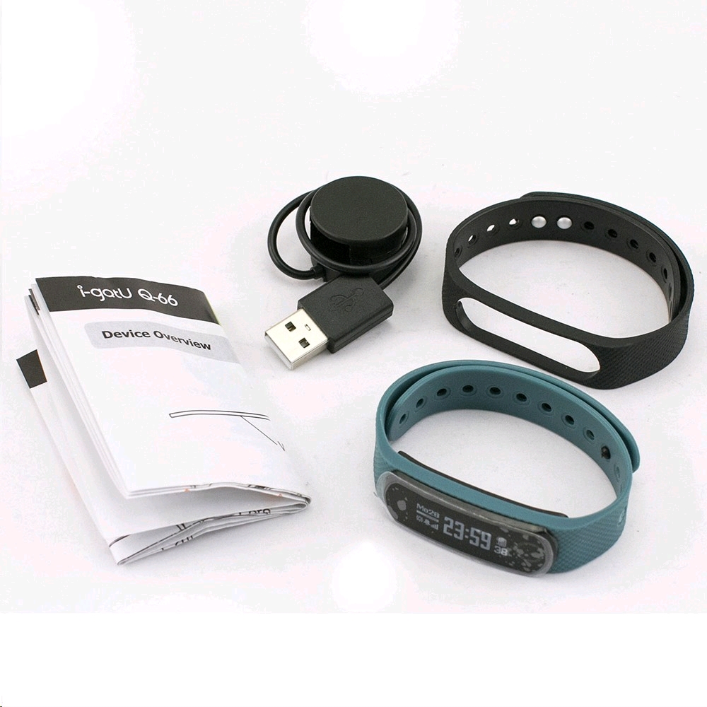 Q 66 HR Heart Rate Fitness Band With Smart Notification a1 - Q