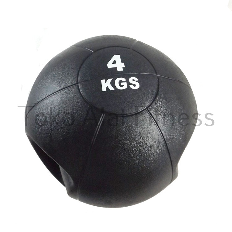 medicine ball baru 4 edit - Medicine Ball Grip 4kg Mantul/mendal Body Gym