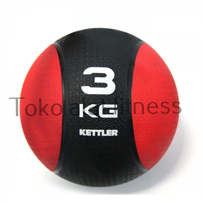 Medicine Ball Kettler 3kg Red - Medicine Ball (Mendal) 3Kg