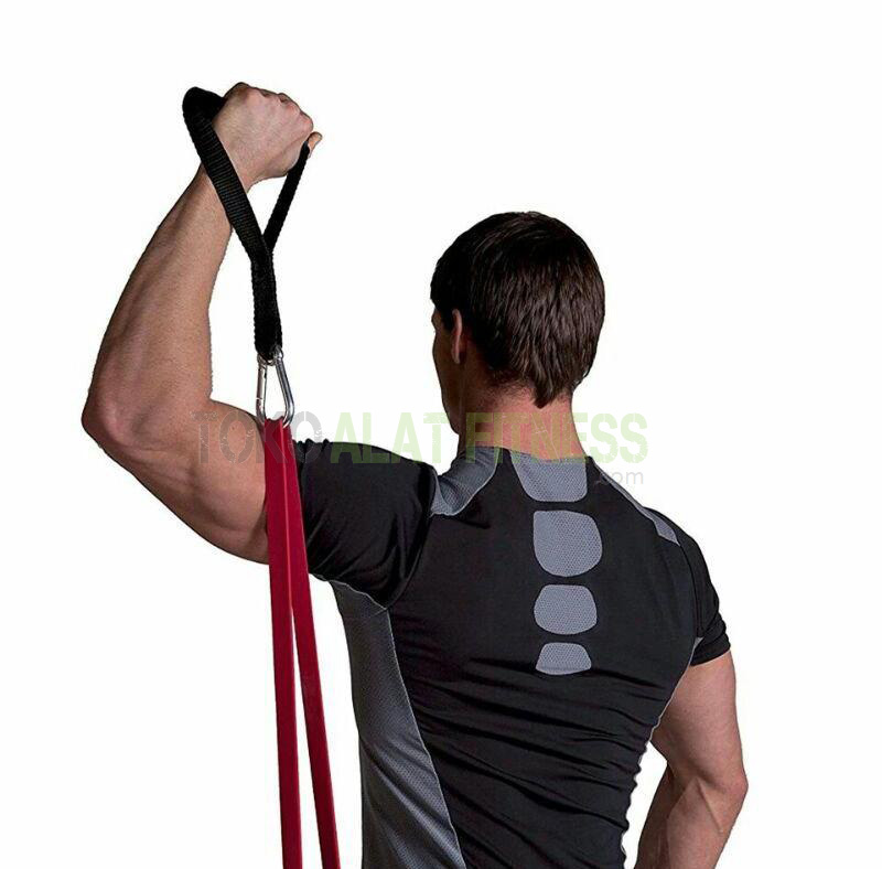 Body Gym Single Handle Tali TPE 4 wtr - Handle Single Rope Resistance Band Strap Body Gym