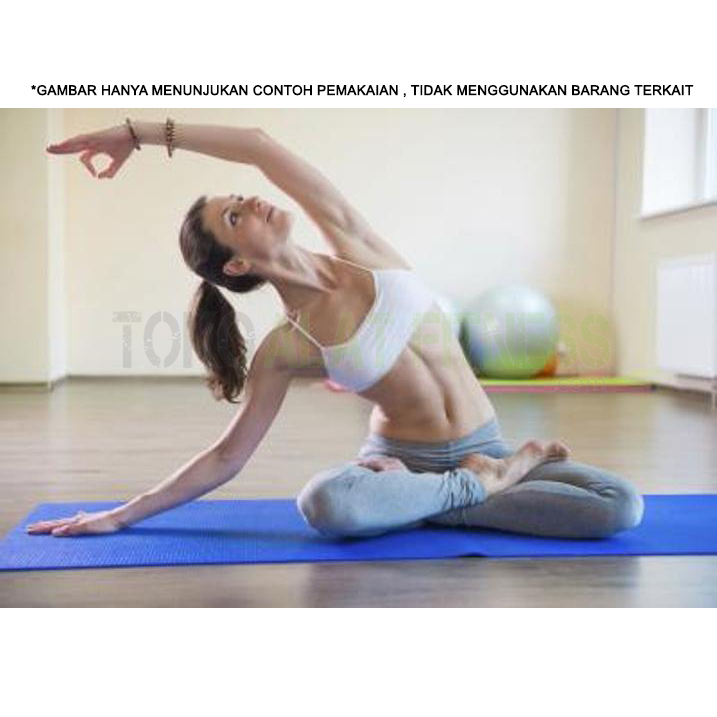 Yoga Mat Exercise 1WTR - Yoga Mat PVC 8mm (Silver) Kettler