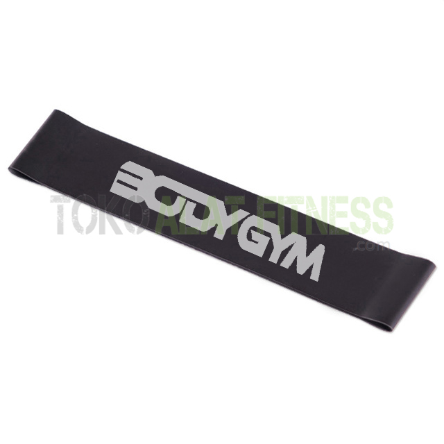 hitam wtm - Resistance Band Loop Band 1,2mm Black Body Gym
