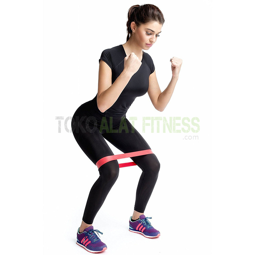 workout wtm 2 4 - Resistance Band Loop Band 1,2mm Black Body Gym