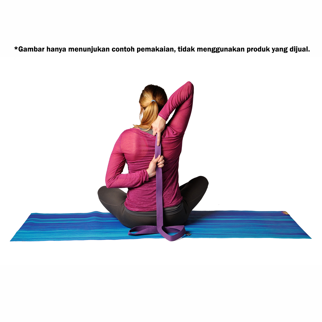 Yoga Strap Exercise 5 wtm 1 - Yoga Strap 3.8 x 180cm Orange Body Gym