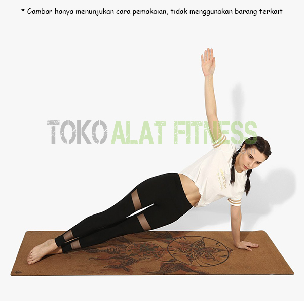 workout wtr 3 - Yoga Mat Rubber Plastik Motif, Kuning Body Gym