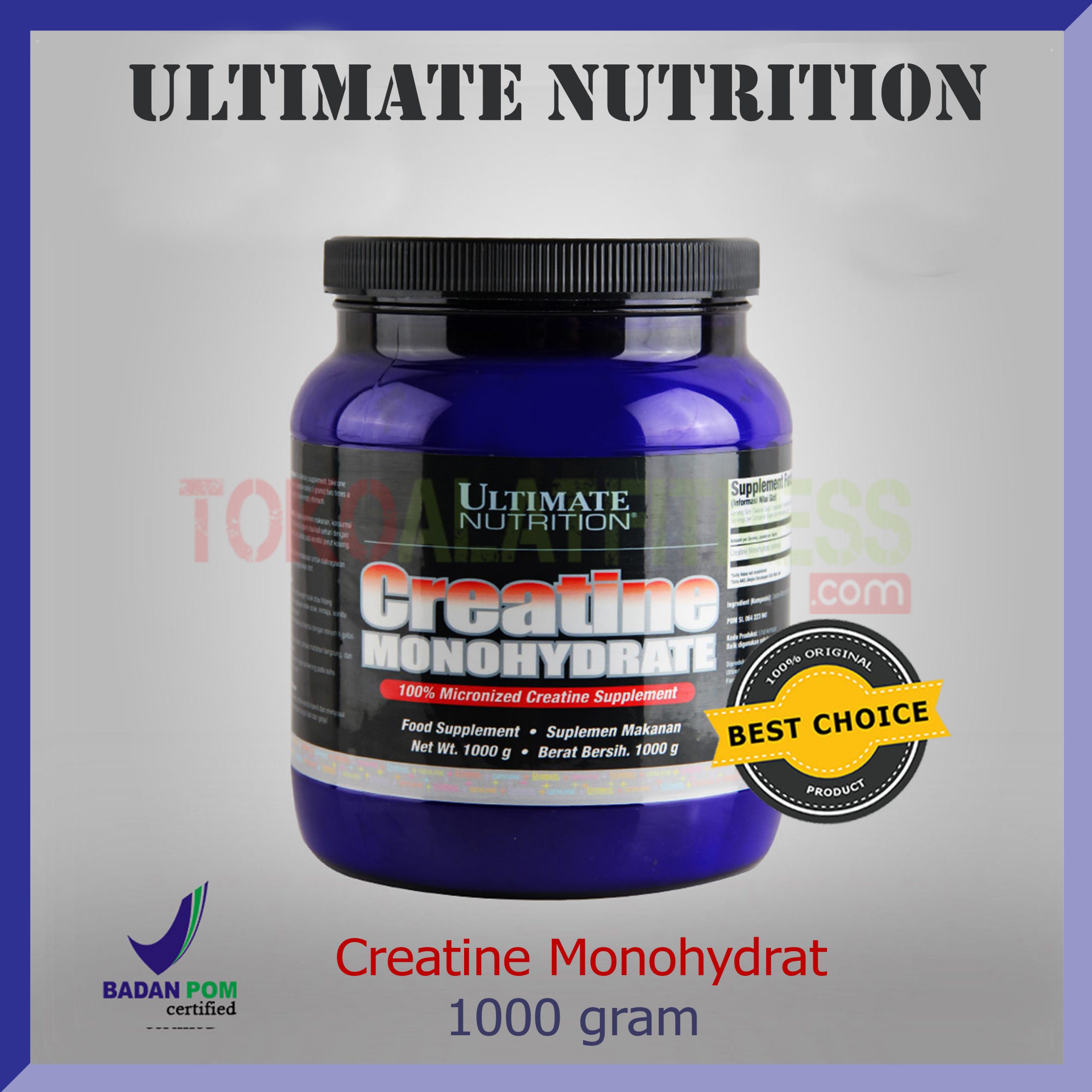 Creatine Monohydrate 1000 Gr | Toko Alat Fitness