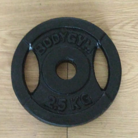 3CM 2.5KG asli - Body Gym Iron Plate 3 cm 2.5 kg