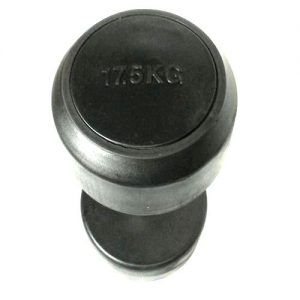 Dumbell Fix Rubber 17.5 kg Body Gym