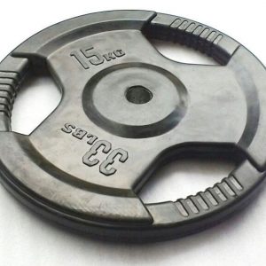 Body Gym Rubber Plate Grip 3cm 15 Kg