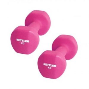Kettler Dumbell Neoprone 2kg, Pink