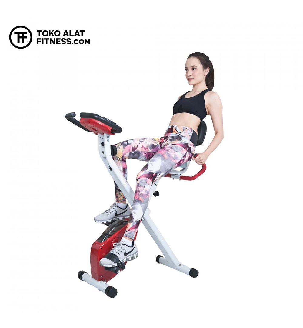 Alat Fitness Premium Quality Exercise Bike 9 2 - Treadmill Manual 3 Fungsi Body Gym