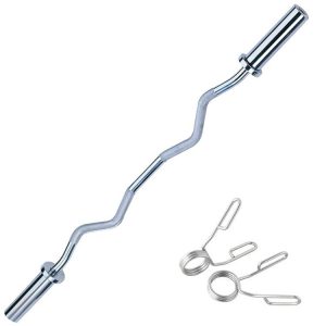 Curl Bar Olympic Chromed 122cm x 5cm 6.7kg