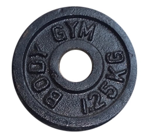 Iron Plate 5cm 1.25kg Body Gym 1 - Body Gym Iron Plate 5 cm 25 Kg