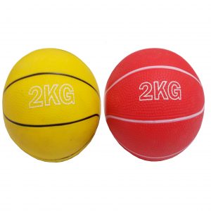 Medicine Ball Kids 2kg (Merah Kuning) Athletic