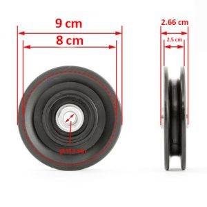 Sparepart Alat Fitness Cable Pulley 9 cm