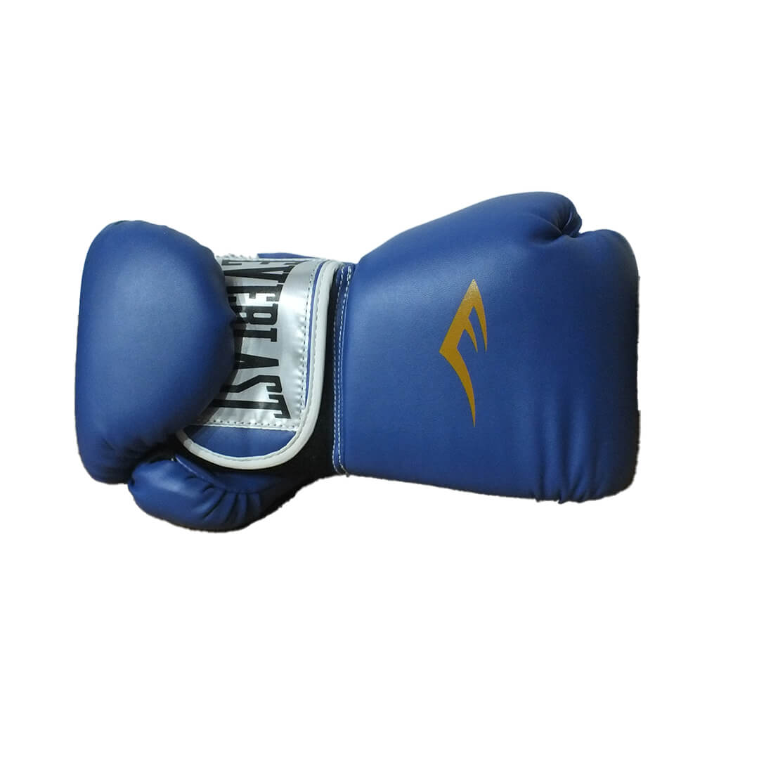 Sarung Tinju Everlast Pro Training Boxing Gloves 8oz Biru Samping - Everlast Sarung Tinju/Boxing Glove 8 OZ (biru)