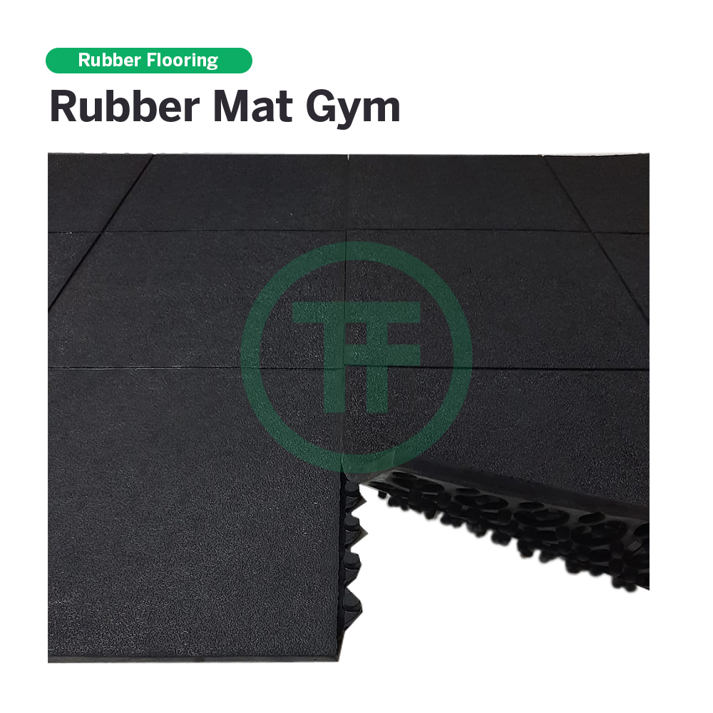 rubber mat gym foto jual - Rubber Mat Gym