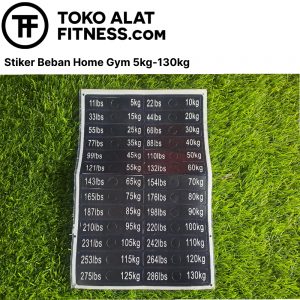 Stiker Beban Home Gym Sticker Custom Beban Gym