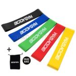 Body Gym Resistance Band Loop 5pcs Set Free Bag