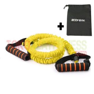 Resistance Band Strap With Handle Kuning 15 Lbs Body Gym