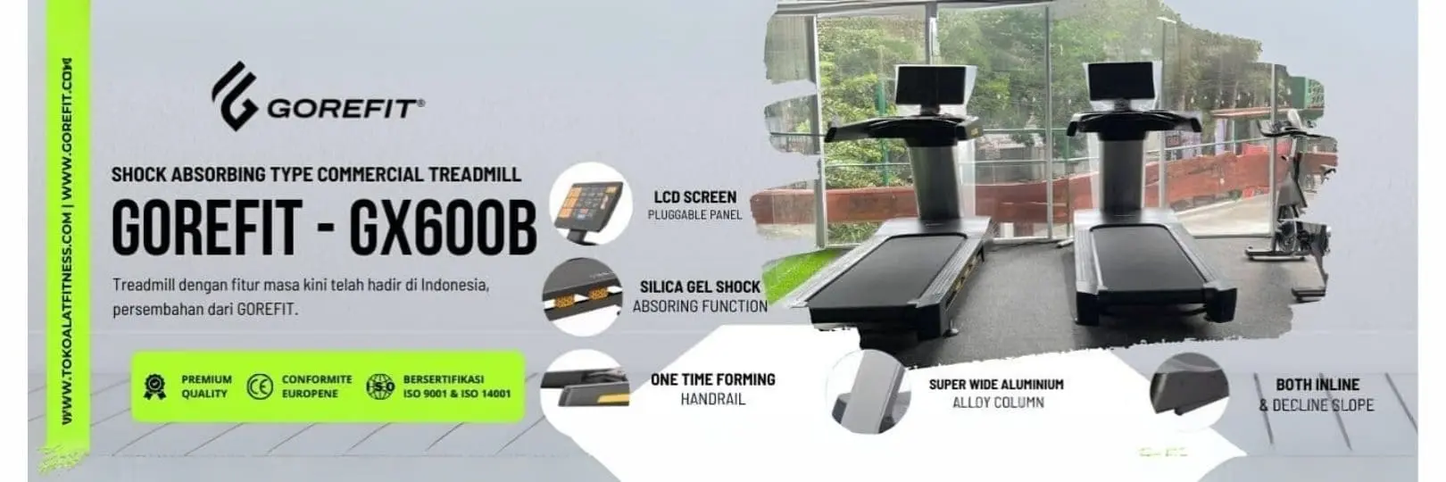 treadmill bergaransi