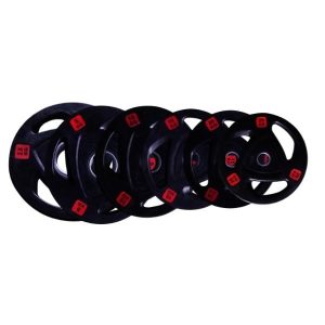 1 Set Rubber Plate Grip 5cm 1 Set 2.5-25 KG (155 KG)