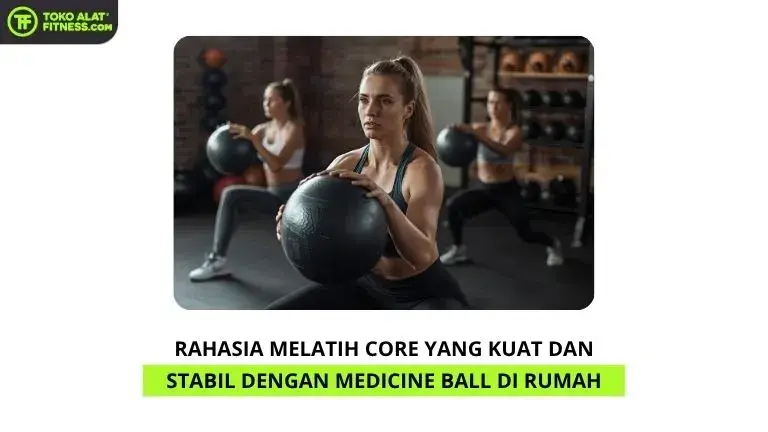 latihan core dengan medicine ball
