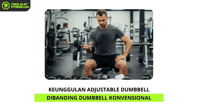 Keunggulan Adjustable Dumbbell dibanding Dumbbell Konvensional
